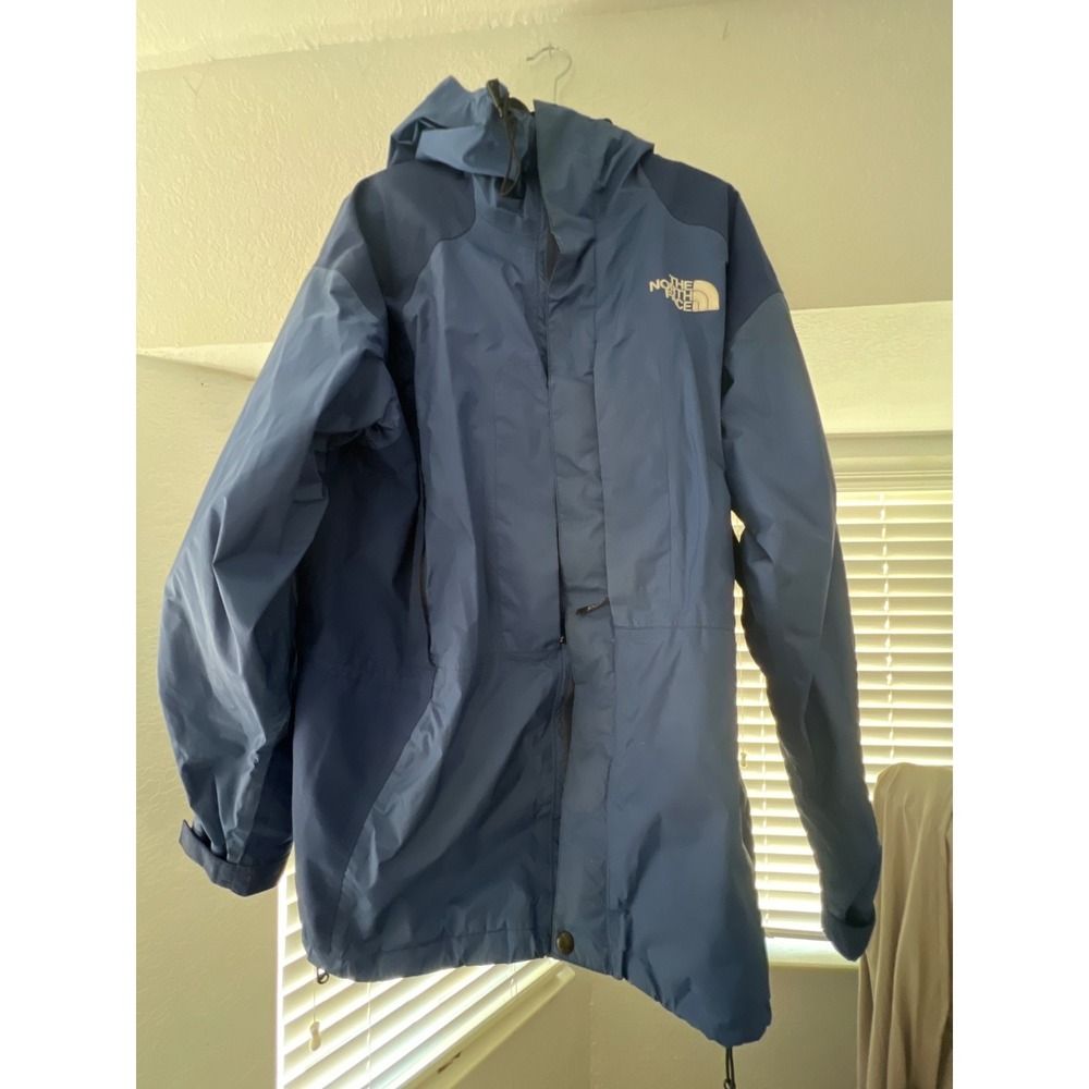 The North Face Gore-Tex Ski Jacket Mens XXL Blue Waterproof Snow Shell Hooded"